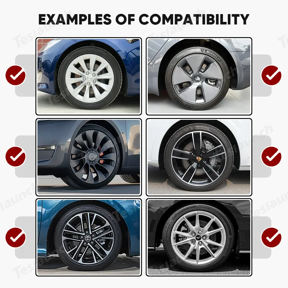 Aluminum Alloy Wheel Rim Protector- Fits All Cars (5Pcs) 6