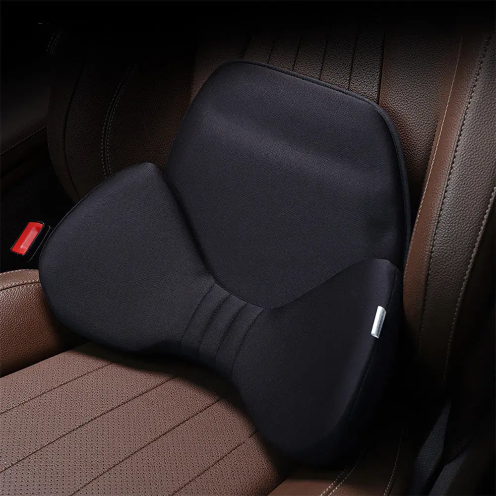 Ergonomic Ice Silk Breathable Lumbar Support Pillow - Fits All Cars 1