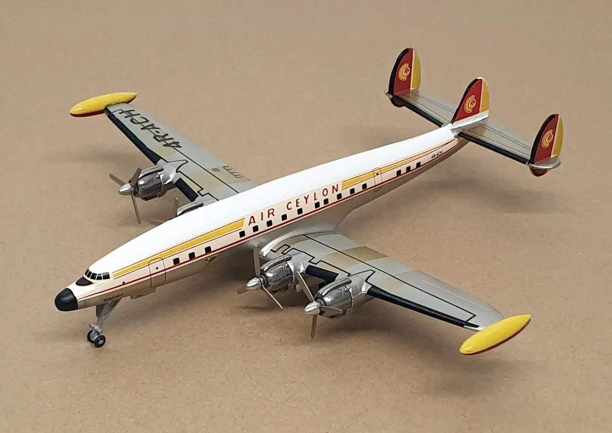 Western Models Ca3h - Lockheed Super Constellation Aircraft Air Ceylon 4R-Ach 1