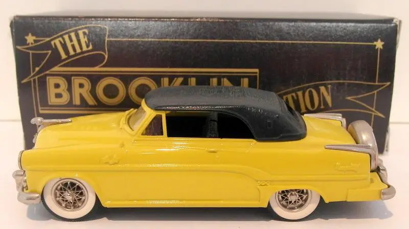 Brooklin 1/43 Scale Brk30  001  - 1954 Dodge Royal 500 Convertible Yellow/Black 1
