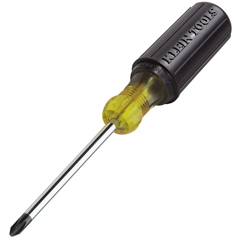 Klein 603-4 #2 Phillips Screwdriver 4 In. Round Shank 2
