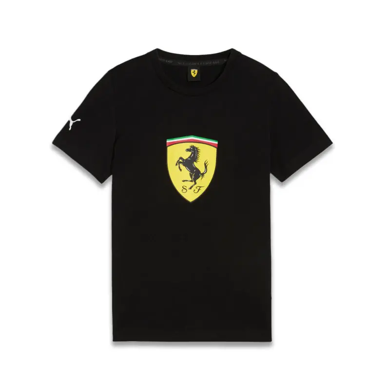 Puma Ferrari Race Shield Tee Black 1