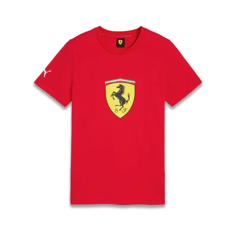 Puma Ferrari Race Shield Tee Red 1