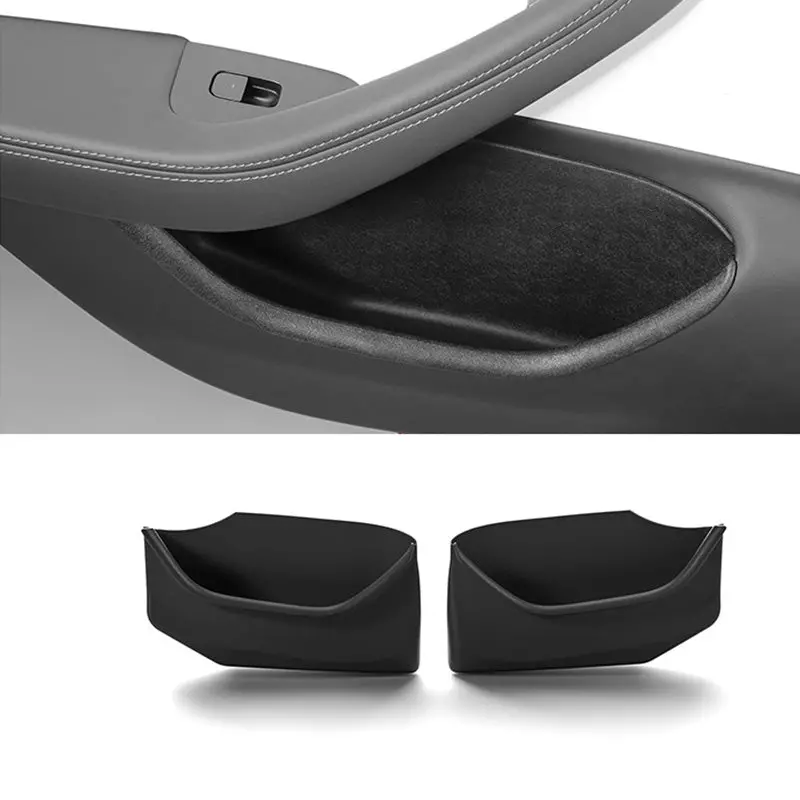Full-Cover Rear Door Side Storage Box For Model 3 Highland-1 Pair 1