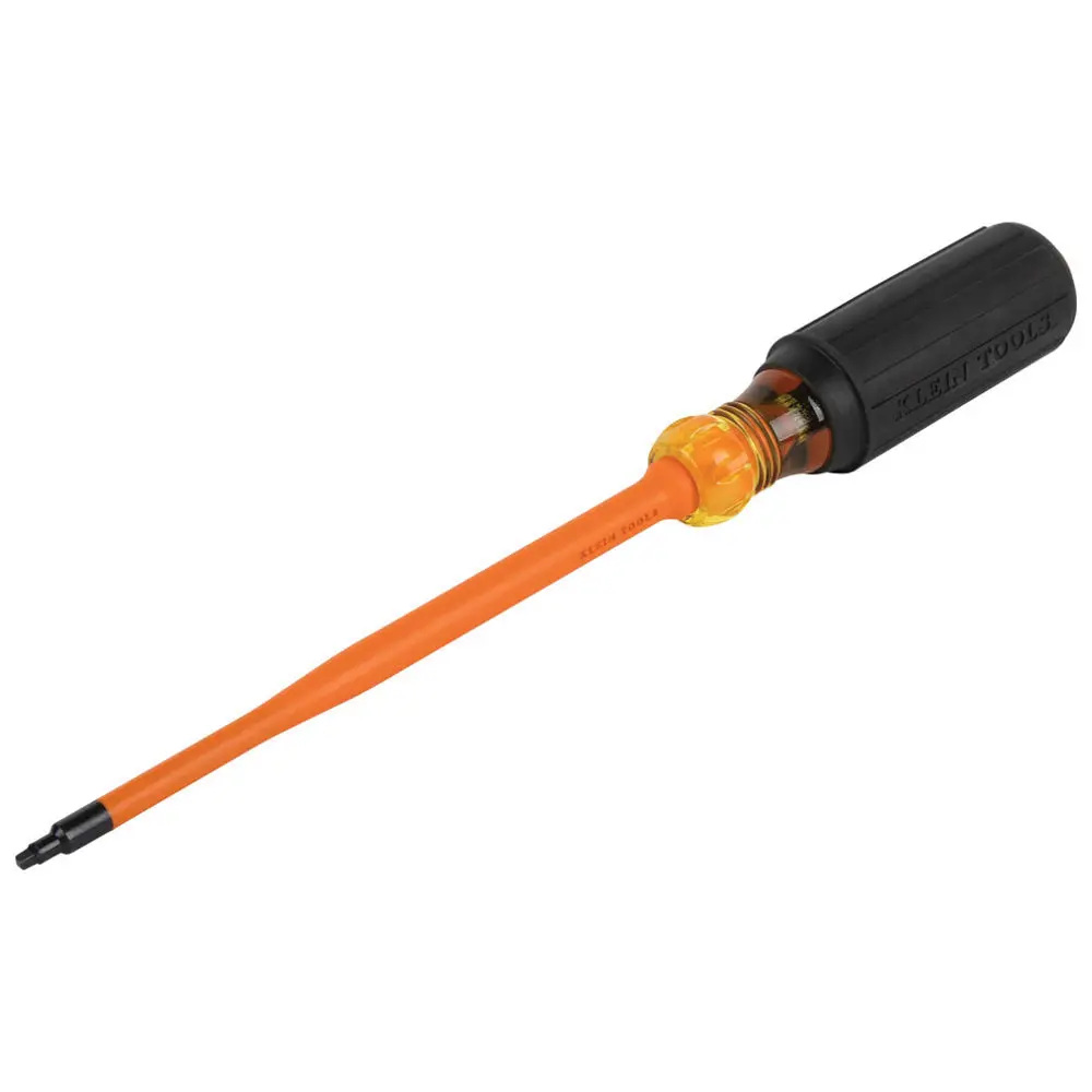 Klein 6986Ins #1 Sq Slim-Tip 1000V Ins Scrwdr 6 In. Round Shank 1