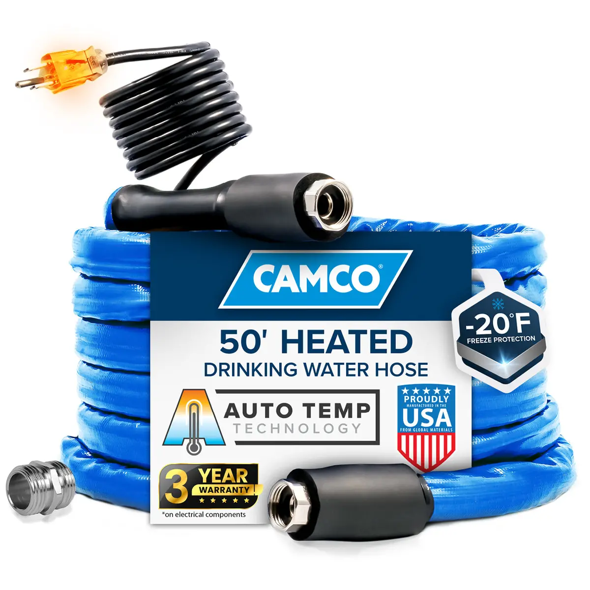 Heated Drinking Water Hose -20, 50', 5/8"Id(E/F) Cetlus, Llc 1