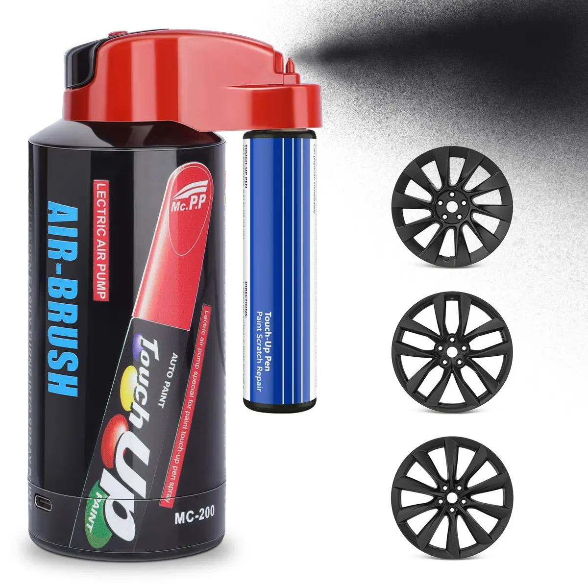 Wheel Rims Touch Up Paint Electric Sprayer Repair Kit For Tesla 3/Y/S/X 1