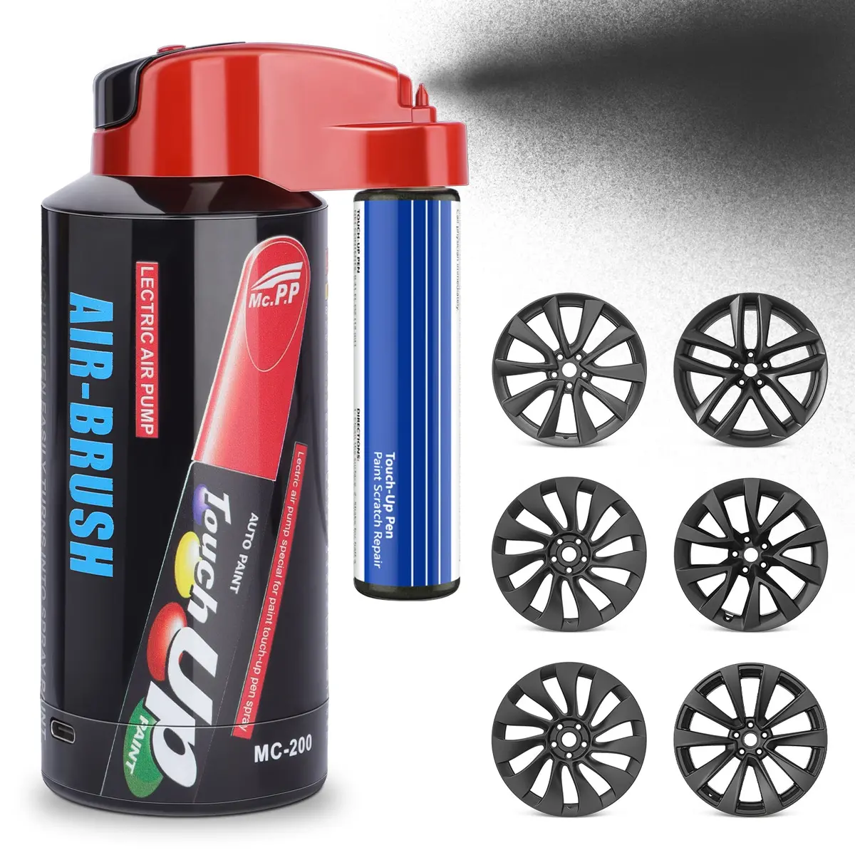 Wheel Rims Touch Up Paint Electric Sprayer Repair Kit For Tesla 3/Y/S/X 7