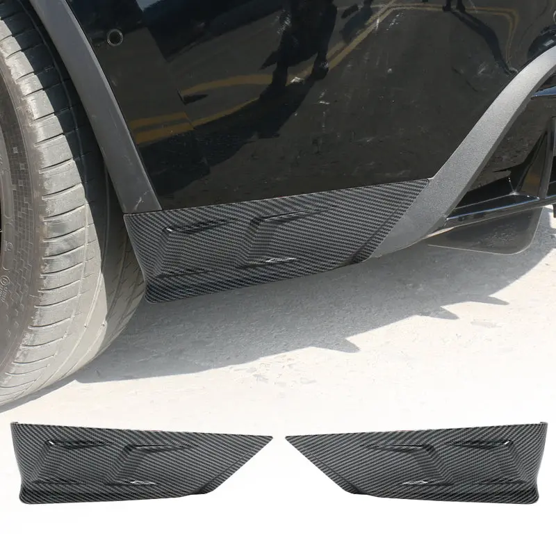 Rear Bumper Lip Spoiler Side Splitter For Tesla 2020-2024 Model Y 2