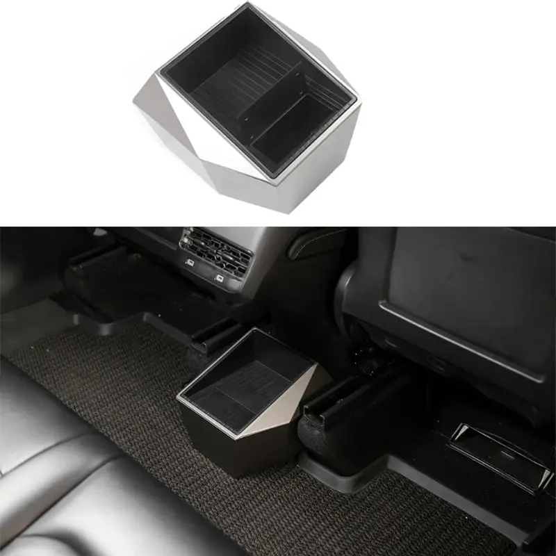 Cybertruck Style Rear Storage Box Backseat Organizer For Model Y 2021+ 1