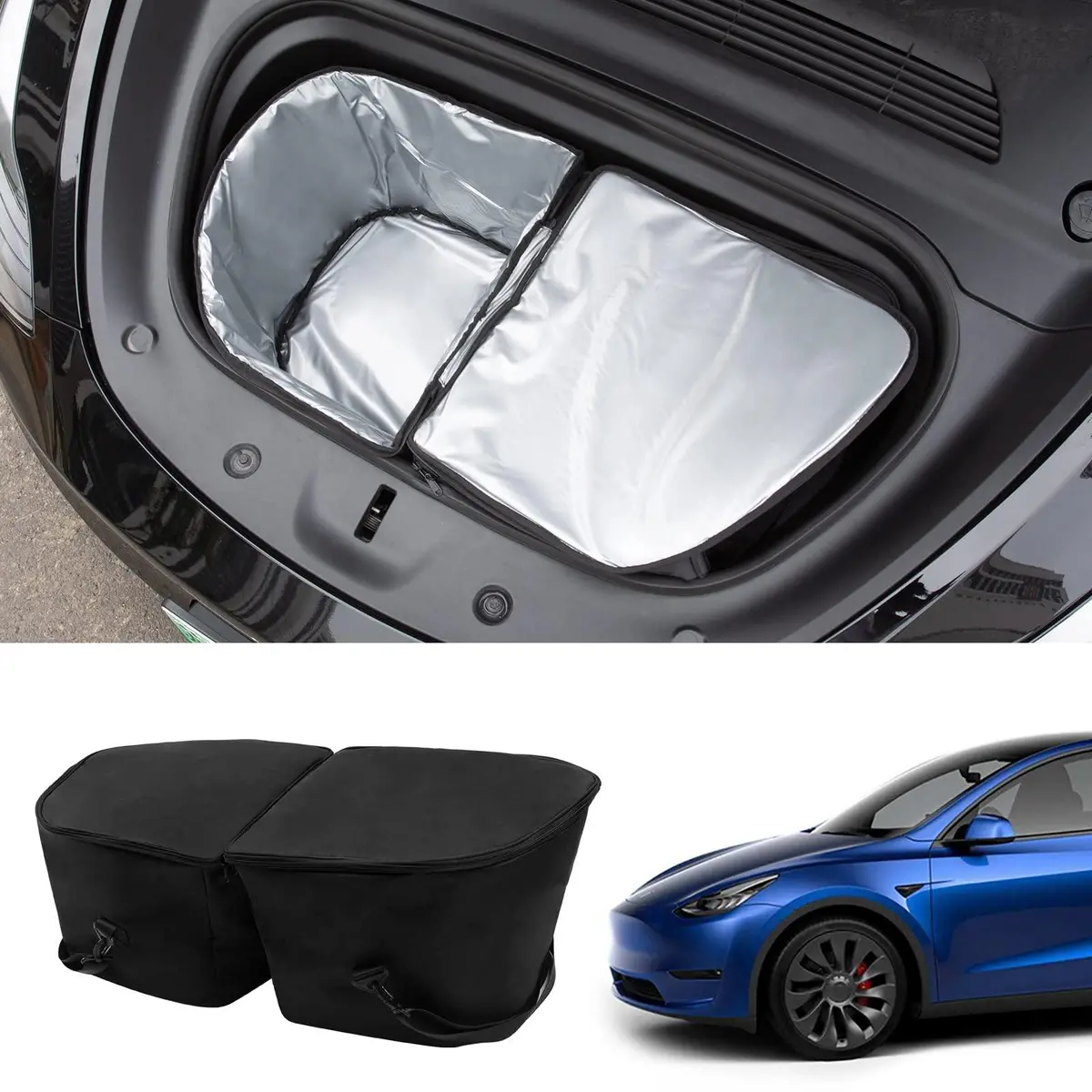 Insulation And Waterproof Custom-Fit Frunk Luggage Bag For Tesla Model 3/Y (2017+) 1