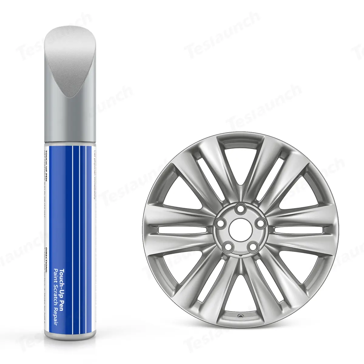Wheel Rims Touch Up Paint For Tesla Model X- Diy Curb Rash Repair With Color-Matched Touch Up Paint 10
