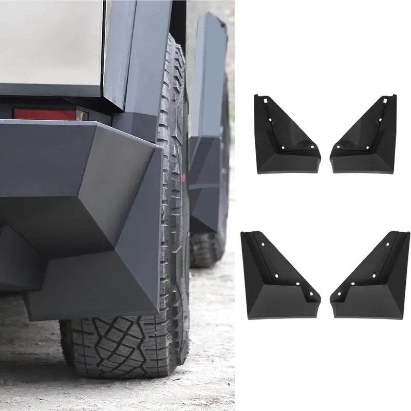 Tpe Mud Flaps Front Rear Mudguard Kit Oem Fender For Cybertruck (4 Pcs) 1