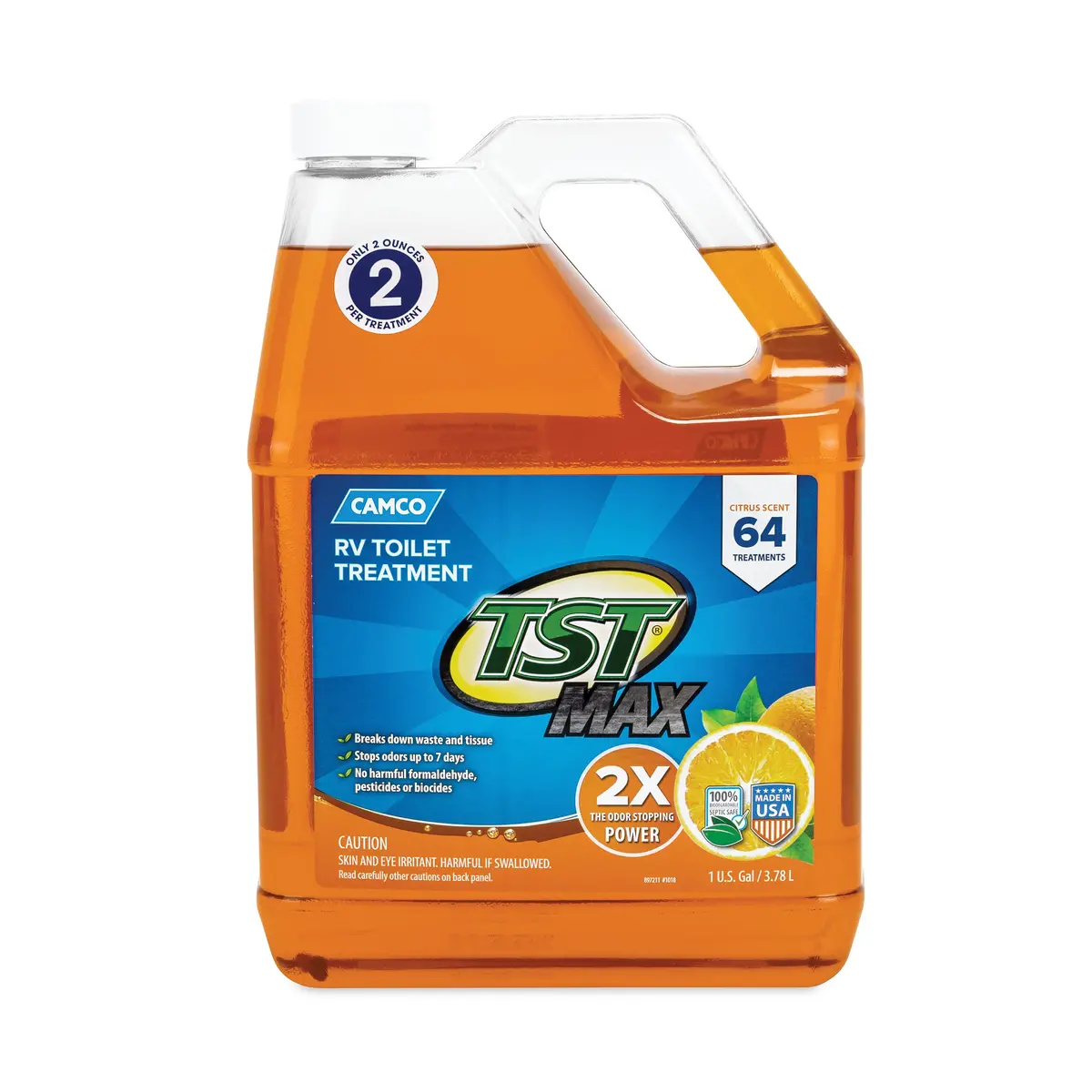 Tst Max Orange Power Toilet Treatment  1 Gallon 1