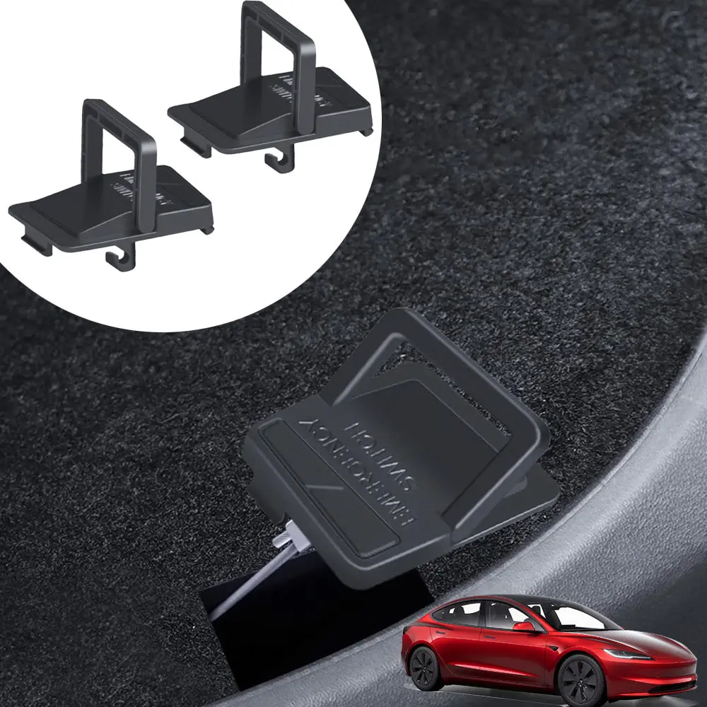 Rear Door Emergency Unlock Puller Switch (2Pcs) For Tesla Model 3 Highland 2024+ 1