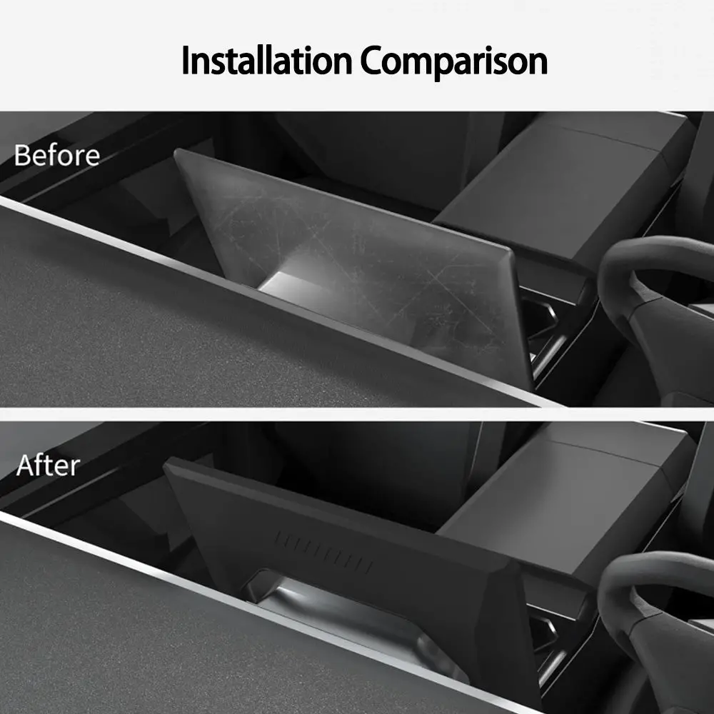 Silicone Screen Protector Frame For Tesla Cybertruck 3
