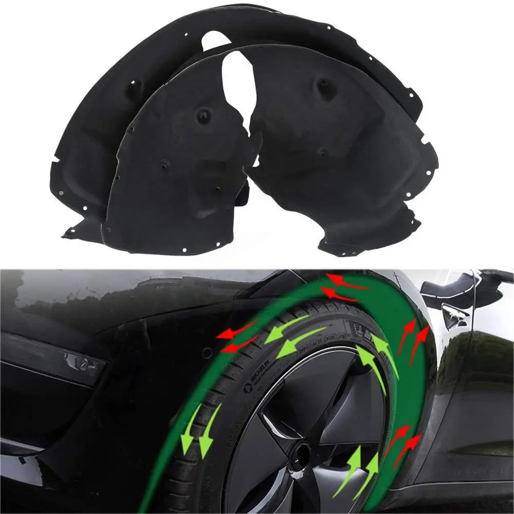 Wheel Soundproof Protective Pads For Tesla Model 3 (1 Pair) (2017-2023) 1