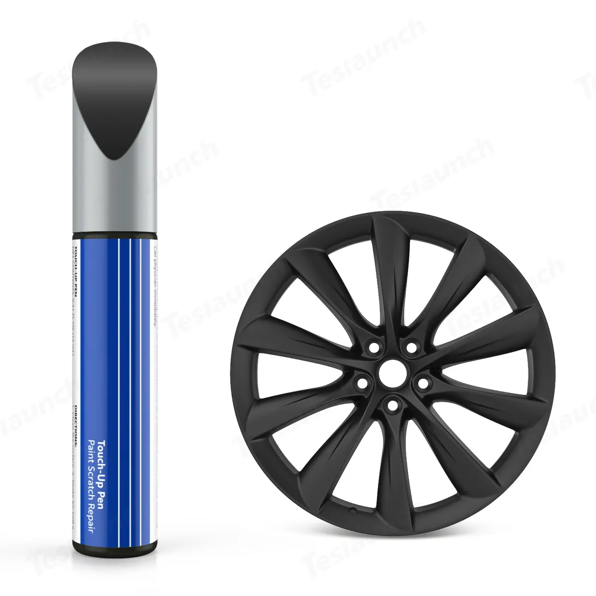 Wheel Rims Touch Up Paint For Tesla Model X- Diy Curb Rash Repair With Color-Matched Touch Up Paint 8