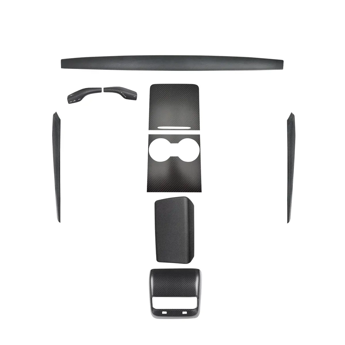 Real Carbon Fiber Interior Mods Wrap Kit For Tesla Model 3 / Y 32