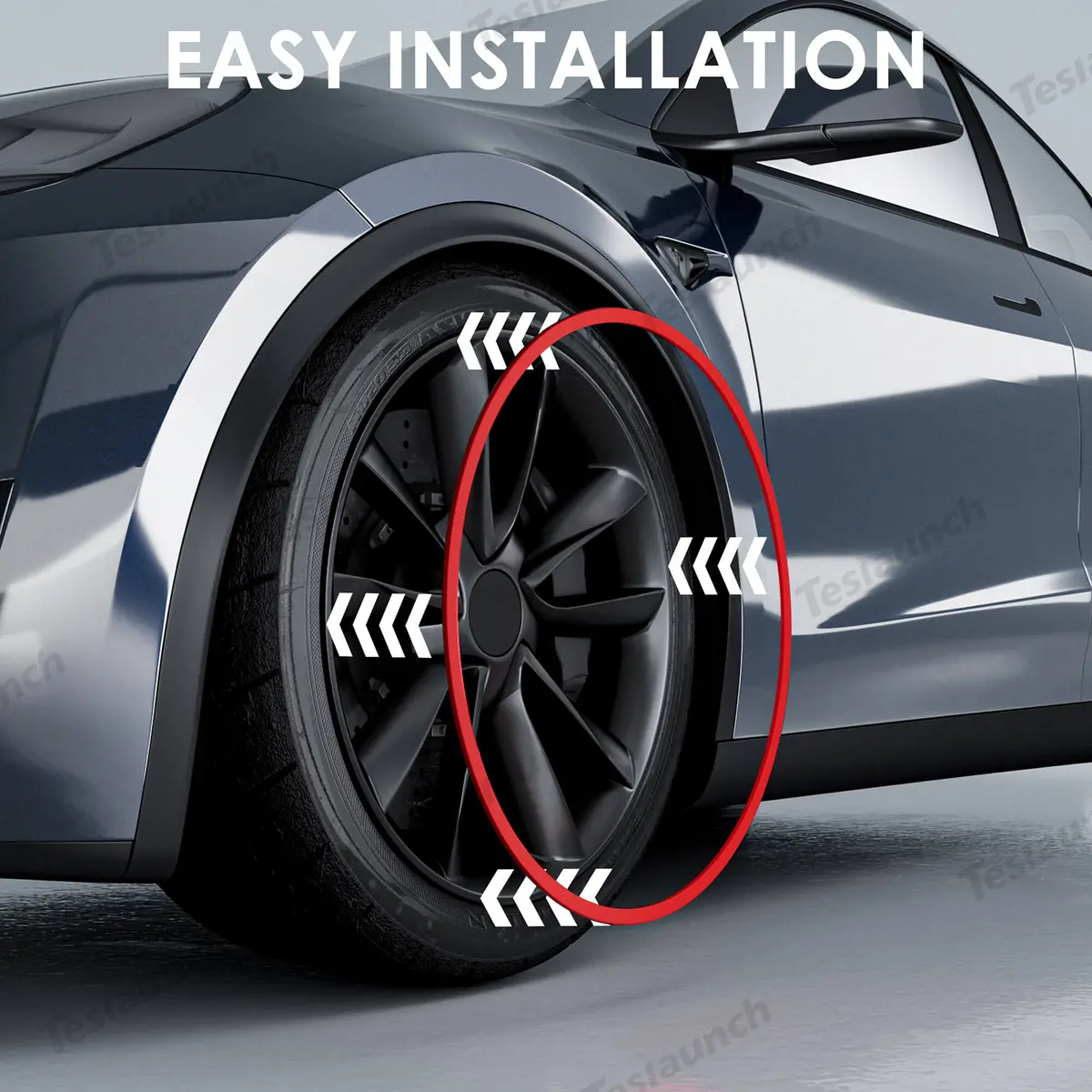 Aluminum Alloy Wheel Rim Protector- Fits All Cars (5Pcs) 8