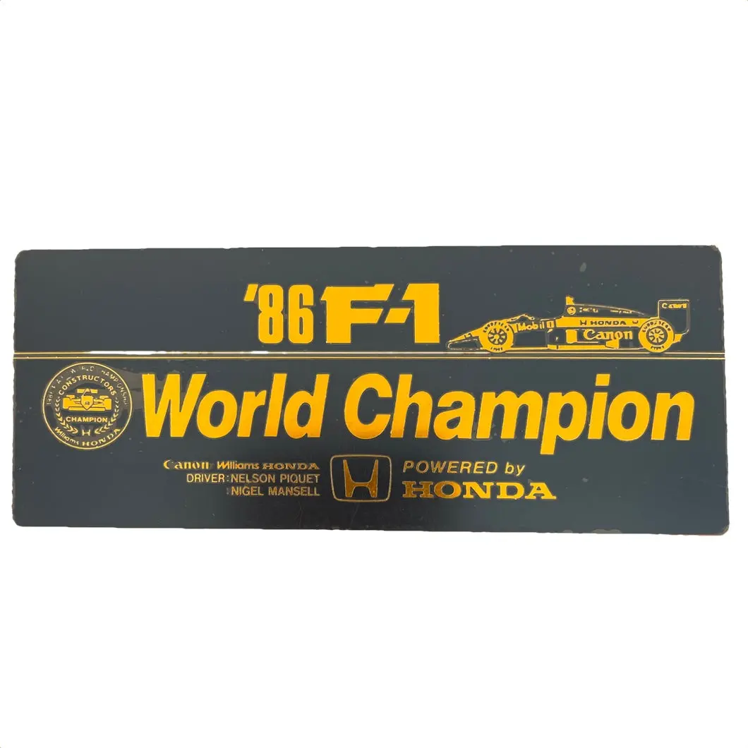 Honda World Champion 1986 1
