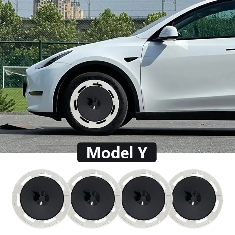 Retro Wheel Cover Hubcap For Tesla Model Y 19'' Gemini Wheels (4 Pcs) 1