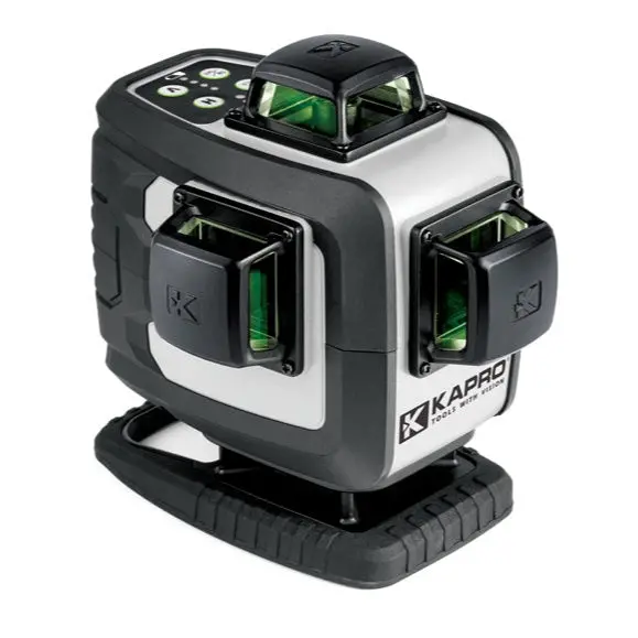 Kapro 884G Prolaser 4 X 360° Green Laser Level Kit W/Ground Beam Laser 1