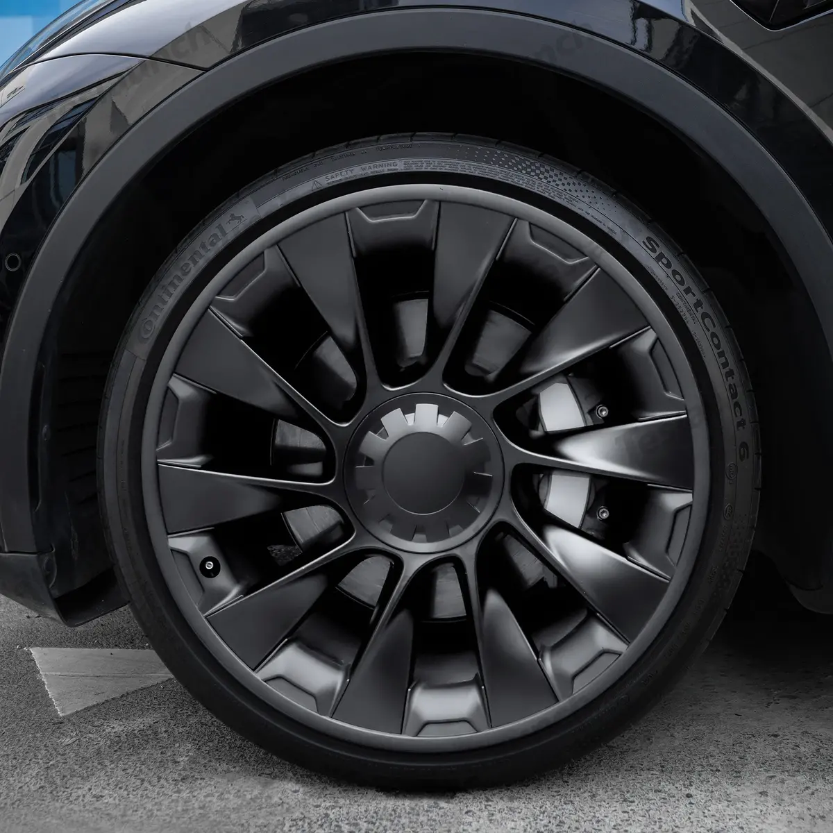 Upgraded All-In-One Mech Style Rim Protector For Model Y 20'' Induction Wheels 1
