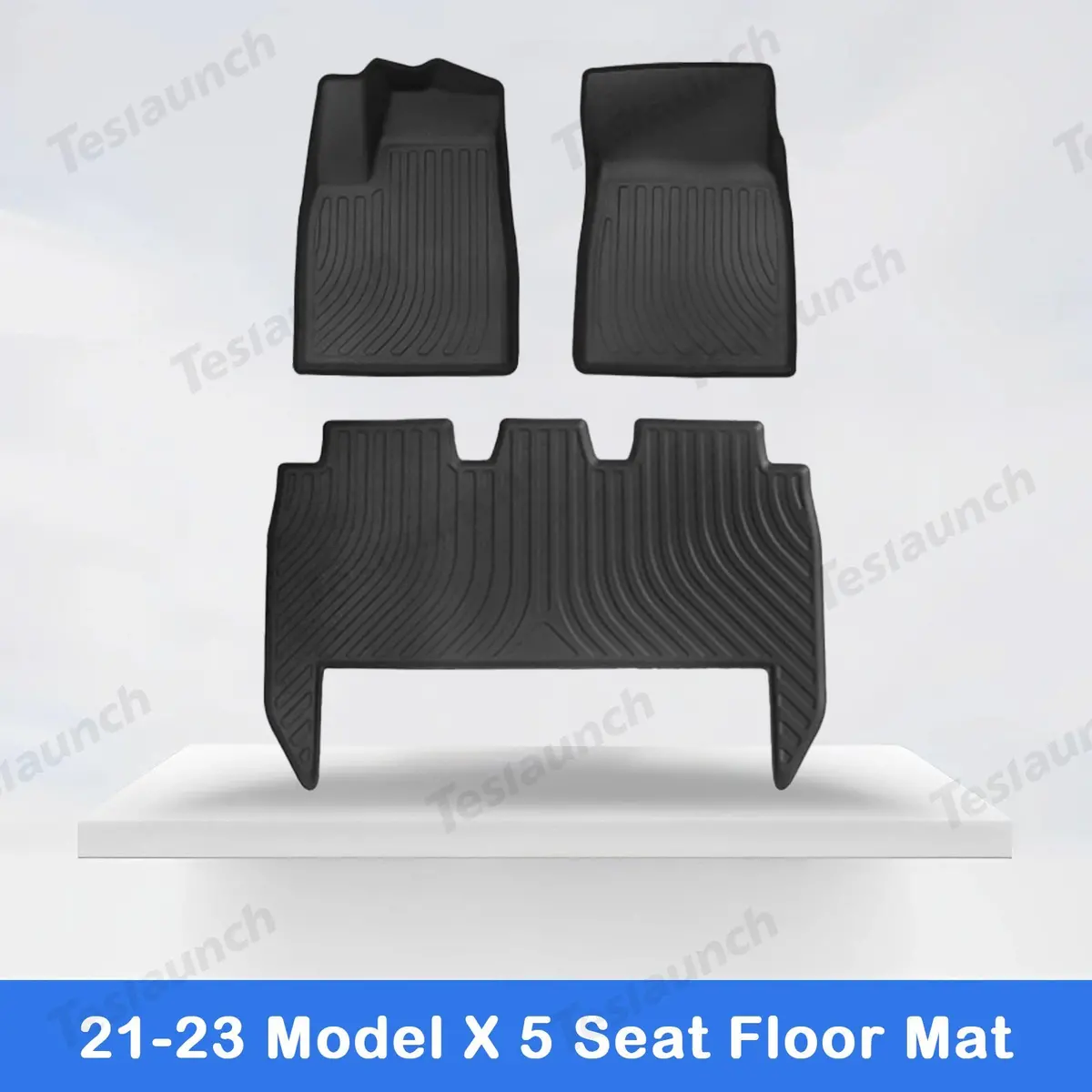 2021-2026 Model X Floor Mat Trunk Mat Cargo Liner All-Weather Tpe 1
