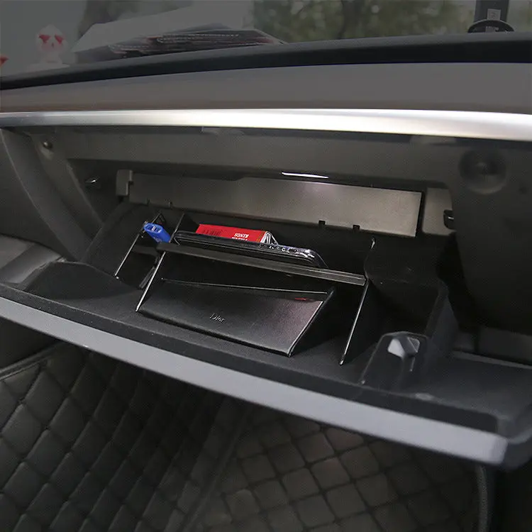 Model3/Y Co-Pilot Glove Box Storage Rack Compartment Storage Board 1