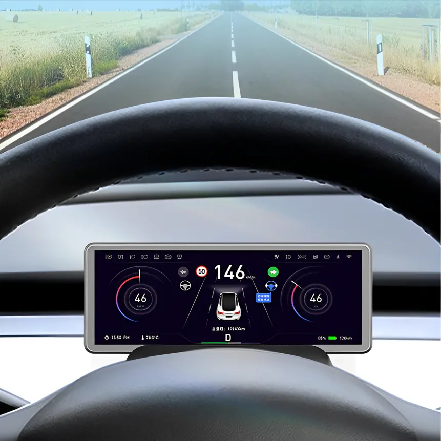 Model 3/Y H6 6.86'' Screen Instrument Cluster Mini Display For Tesla - Support Ota Upgrade 2