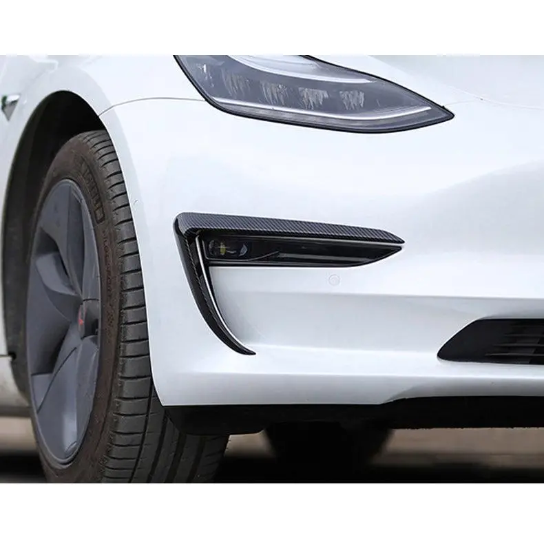 Model 3 Fog Light Cover Canards/Eyelids (1 Pair) (2017-2023) 1