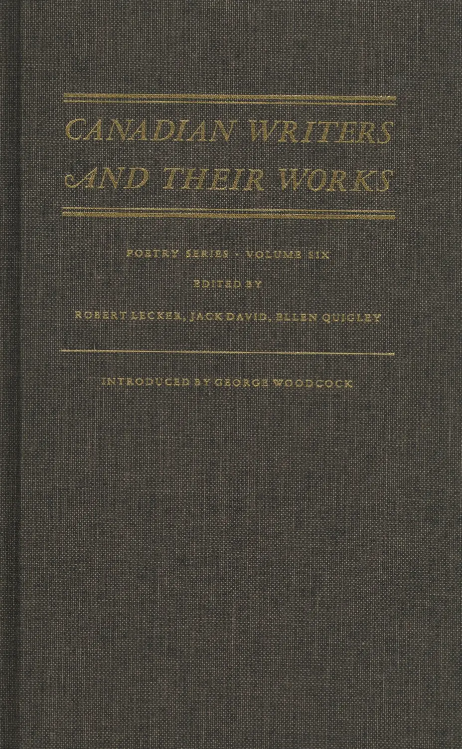 Canadian Writers And Their Works - Poetry: Jay Macpherson, Margaret Avison, Ralph Gustafson, Anne Wilkinson, And P.K. Page 1