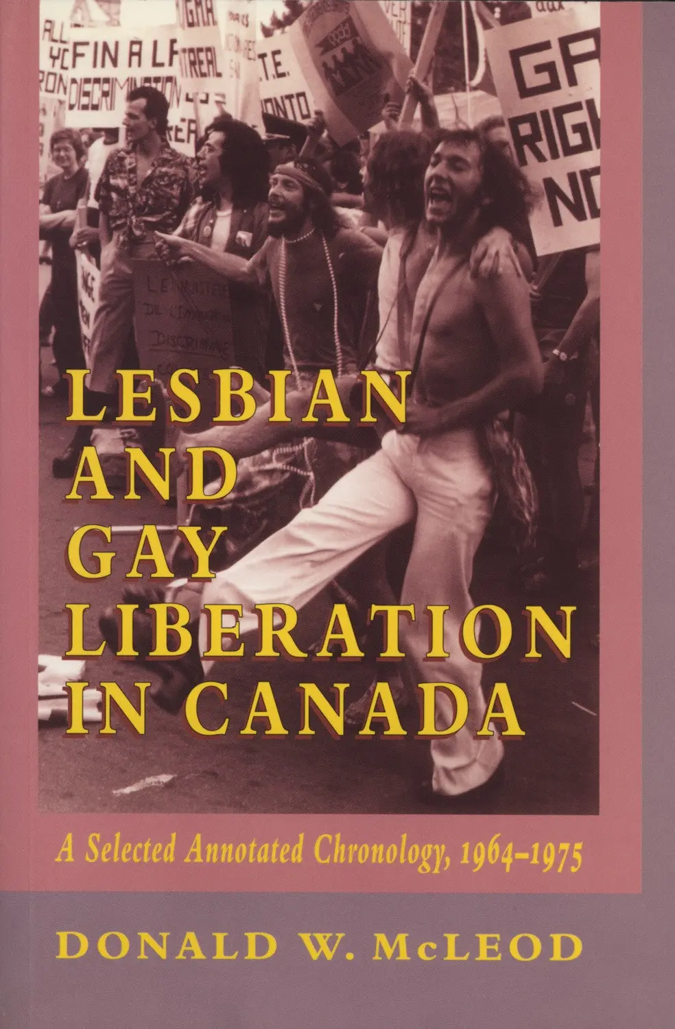 Lesbian And Gay Liberation In Canada 1