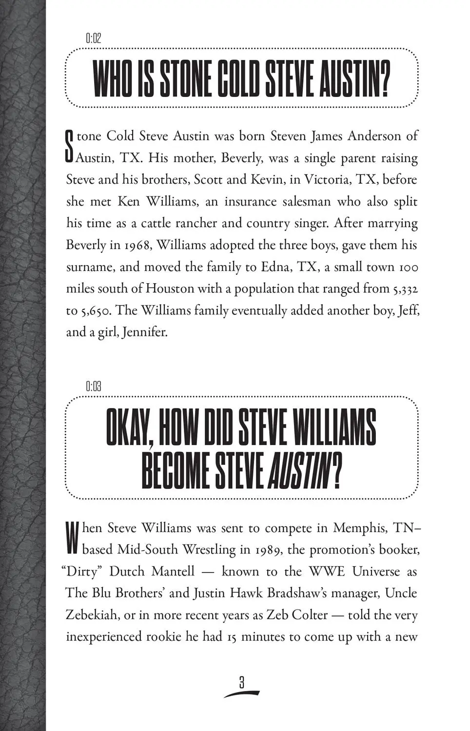 Austin 3:16: 316 Facts And Stories About Stone Cold Steve Austin 4