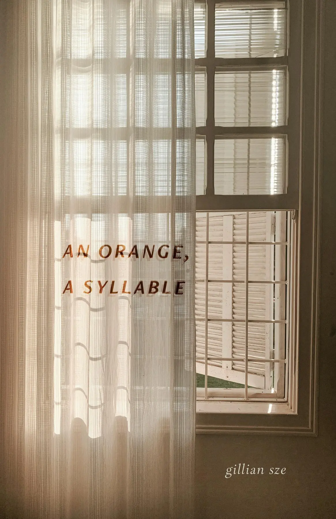 An Orange, A Syllable 1