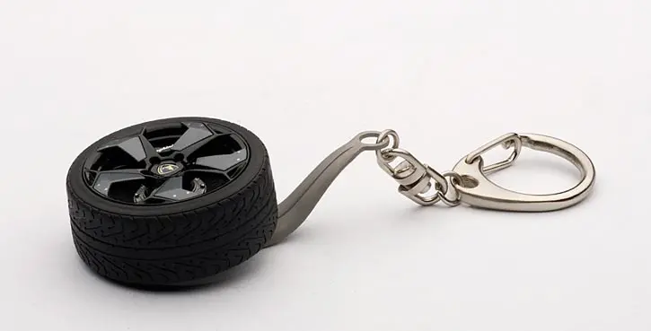 Autoart Lamborghini Reventon Wheel Keychain 1