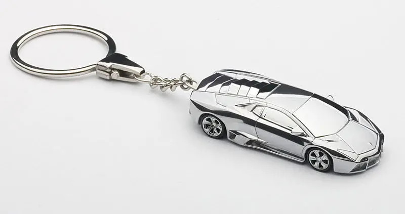 Lamborghini Reventon Keychain Chrome 1