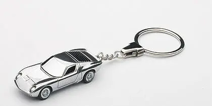 Lamborghini Miura Keychain Chrome 1