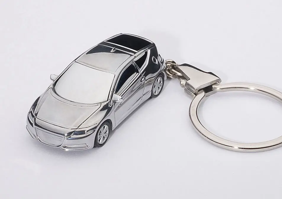 Autoart Honda Cr-Z Chrome Keychain 1