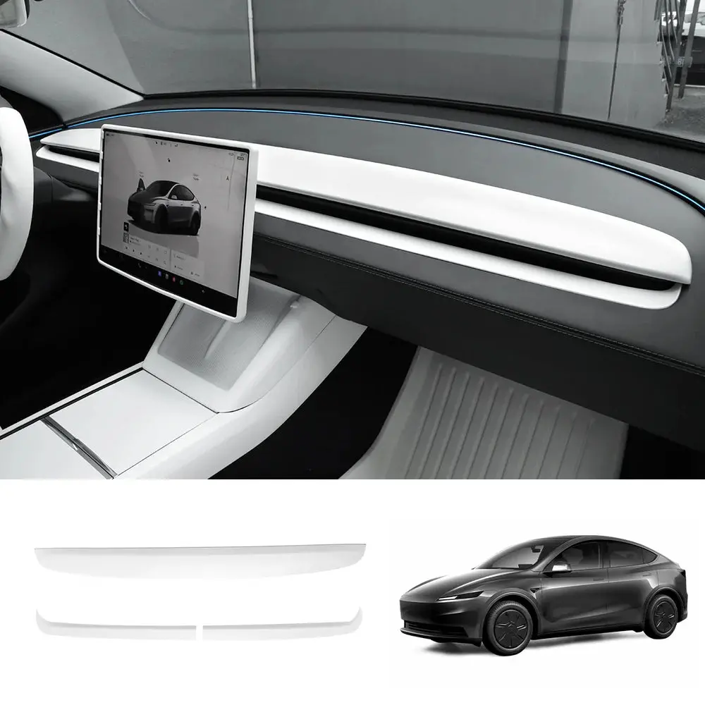 Abs Dashboard Trim Cover For For 2026 New Tesla Model Y Standard 1
