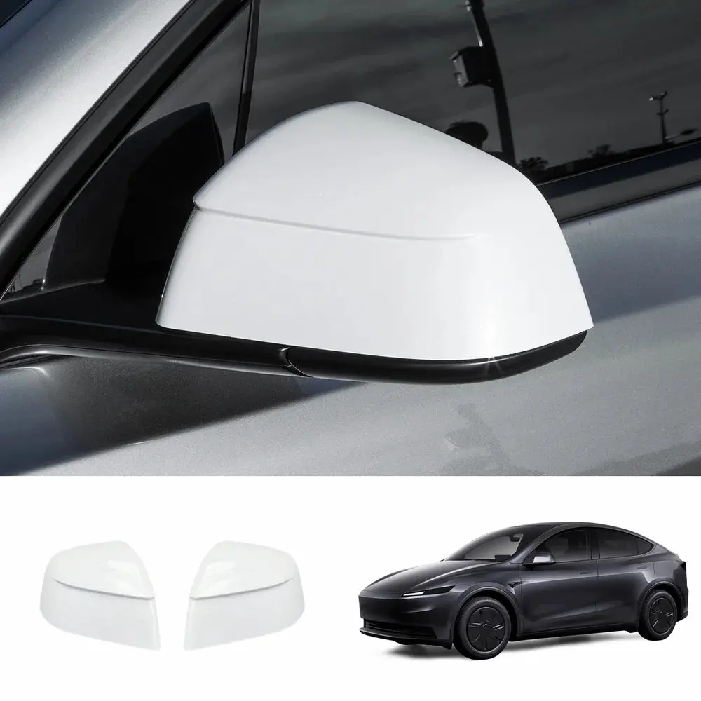 Abs Side Mirror Cover Caps For 2026 New Tesla Model Y Standard 3