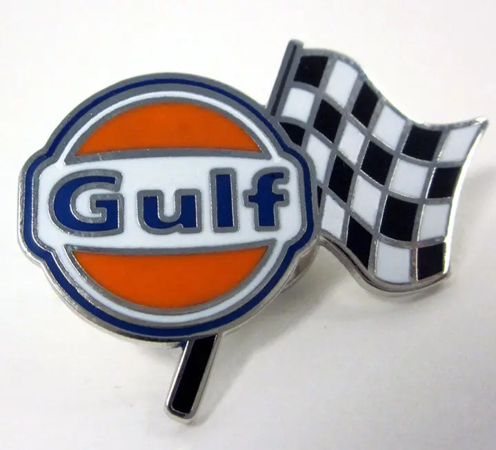 Gulf Le Mans Racing Metal Pin 1