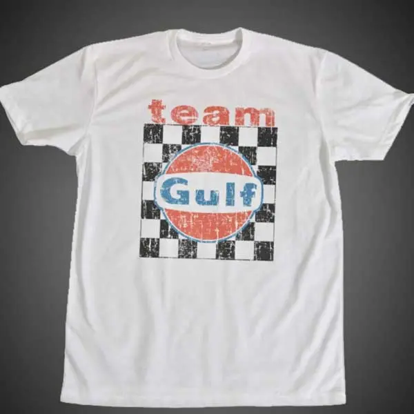 Vintage Gulf Racing Team Tee Shirt 1