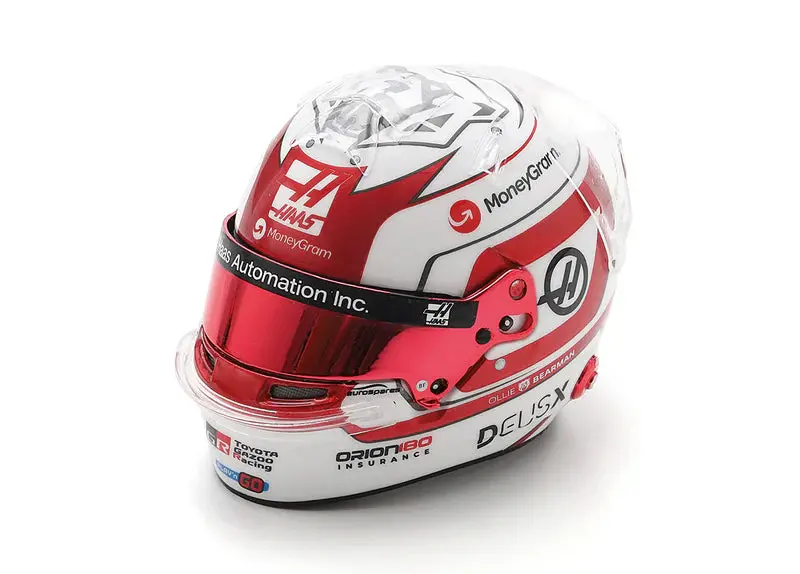 2025 Moneygram Haas F1 Ollie Berman Monaco Gp 1:5Th Scale Helmet 1