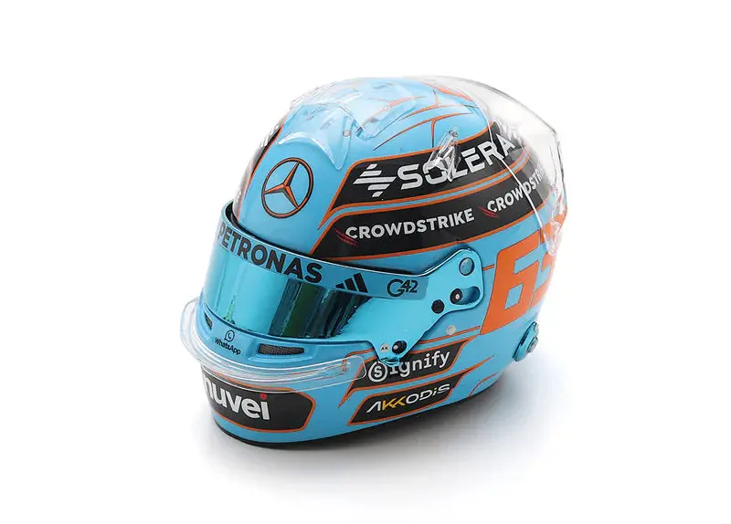 2025 Mercedes Amg F1 George Russell British Gp 1:5Th Scale Helmet 1