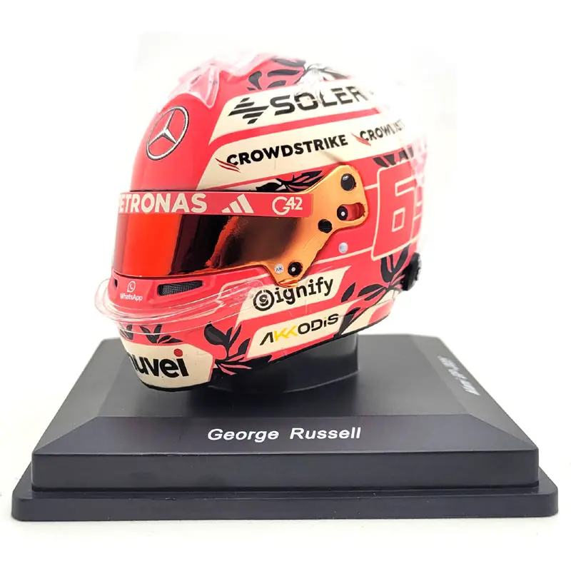 2025 Mercedes Amg F1 George Russell Miami Gp 1:5Th Scale Helmet 1