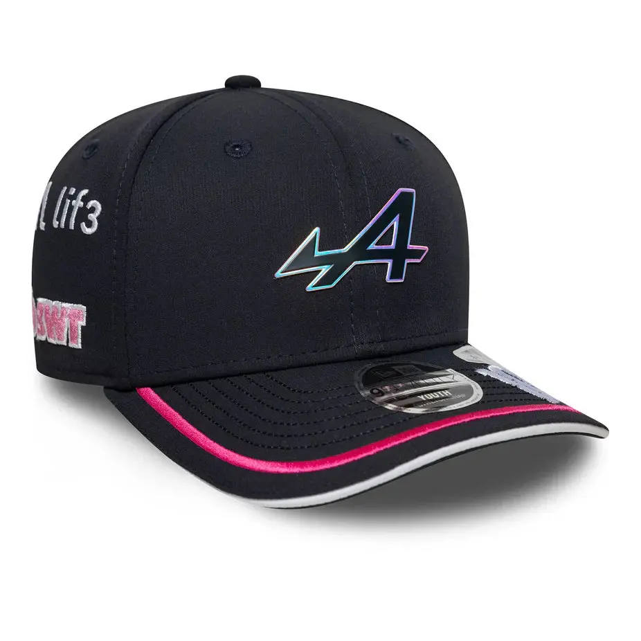 New Era X Alpine F1 970 Pierre Gasly Driver Kids Hat 2025 1