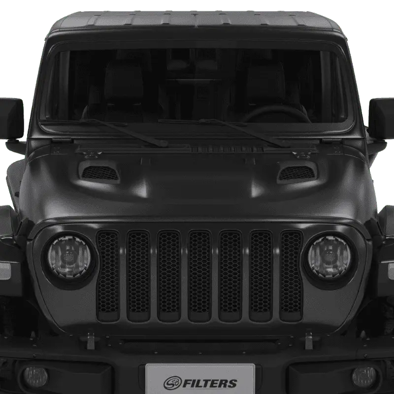 Air Hood Scoops For Jeep Wrangler Rubicon / Gladiator (Scoops Only) 1