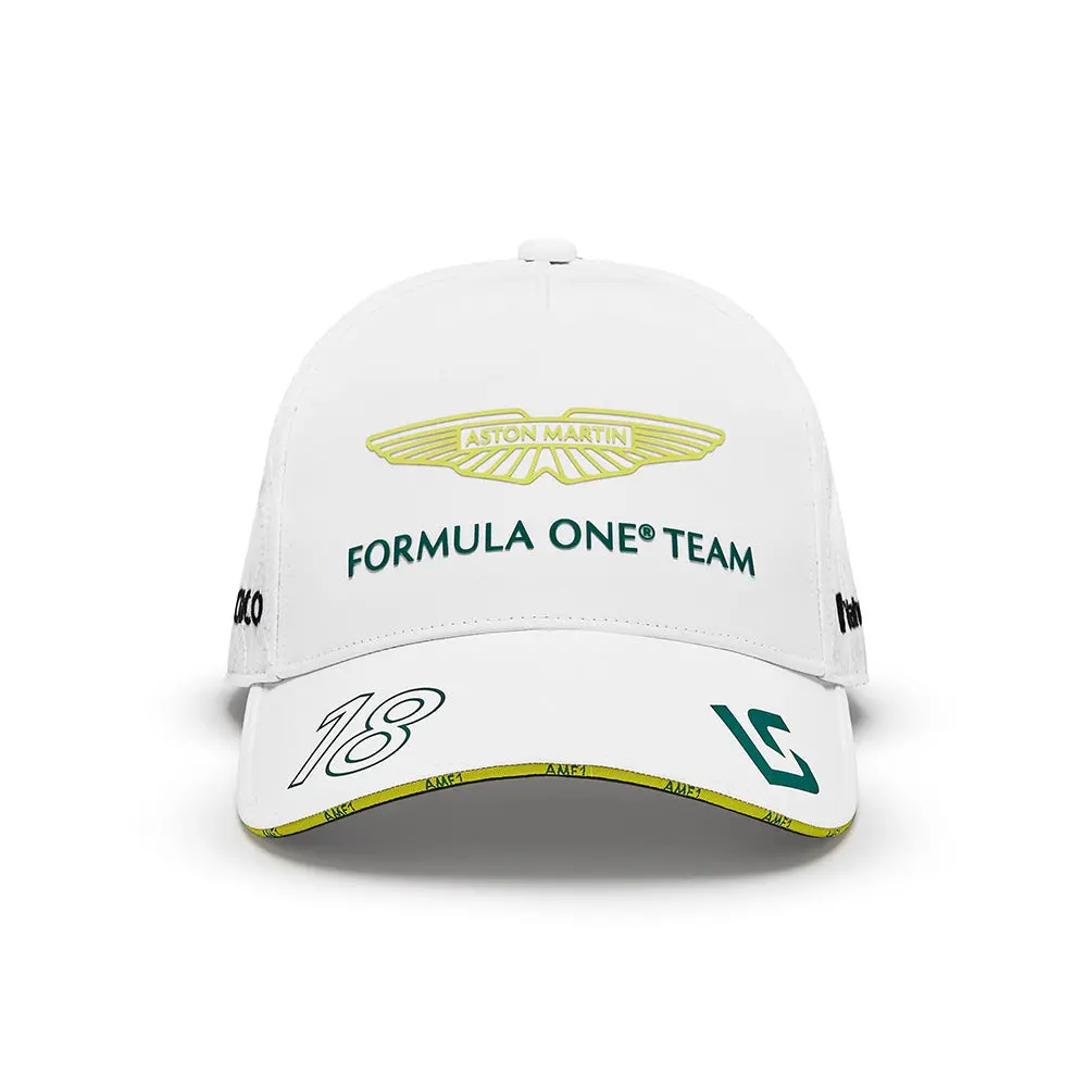 Aston Martin F1 2024 Lance Stroll Team Hat White 1